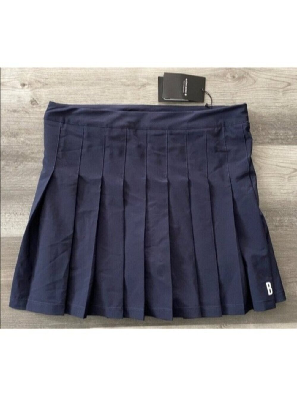 NEW Bjorn Borg Ace Pleated Tennis Skirt 2-in-1 Navy Blue Hydro Pro Skort Medium